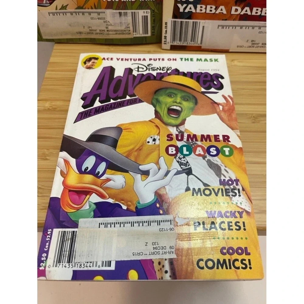VTG Disney Adventures Magazine Lot‎ 1994 Lion King Flintstones The Mask